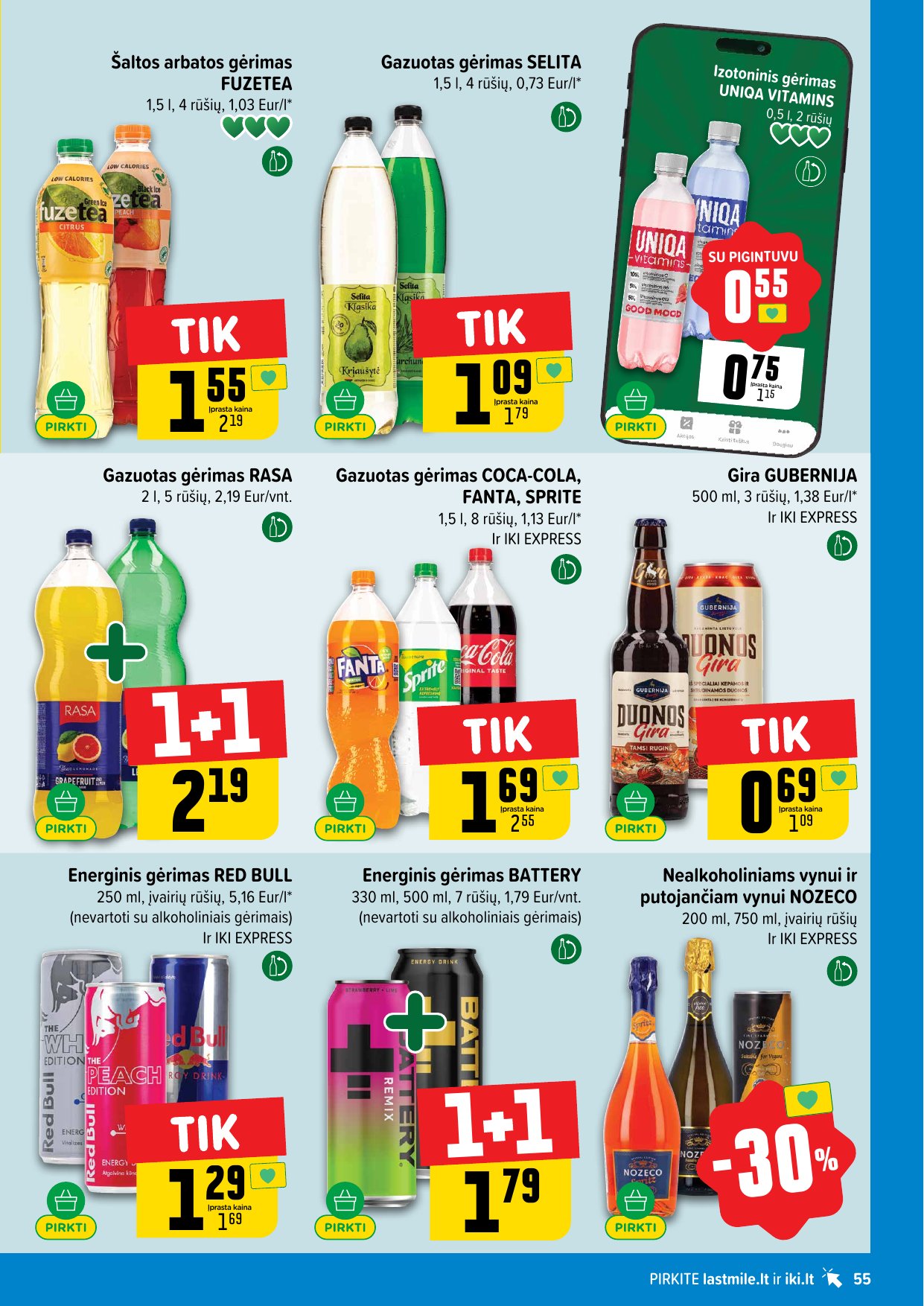 Gazuotas gėrimas SELITA
